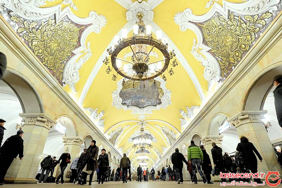 ,متروی مسکو,برخی معتقدند متروی مسکو یک گالری هنری است....,